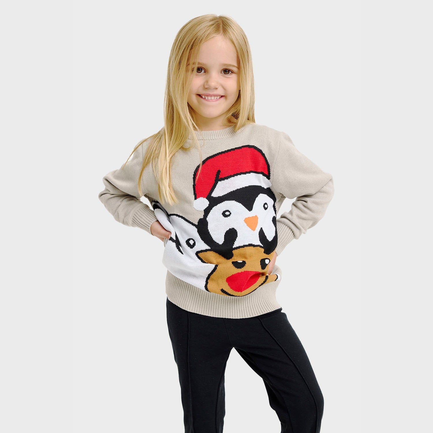 Animal maglione natalizio – Bambini